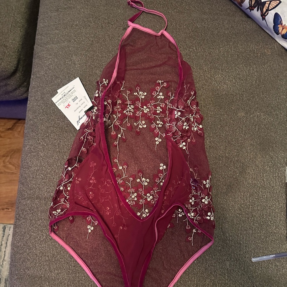 brand new floral bodysuit